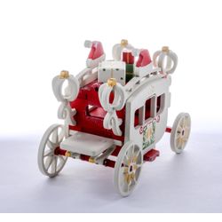 Sapin de Noël jouet "Chariot couvert" 3020 Père Noël