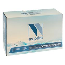 NV PRINT Q5949X / Q7553X 墨盒，适用于 HP LaserJet 1320/3390/3392 / P2014 / P2015 / M2727