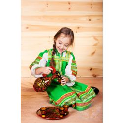 Русский народный костюм  / Sundress "Daria", 146-152