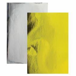 Картон цветной А4 ЗЕРКАЛЬНЫЙ, 6 листов (3 золото + 3 серебро), 230 г/м2, ОСТРОВ СОКРОВИЩ