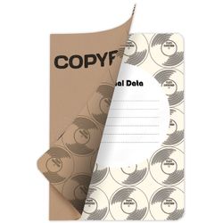 BRAUBERG / Notizbuch 60 l. karierter Einband CRAFT, beige Papier 70 g / m2, Naht, B5 (179x250 mm), VINYL / 4 Stk.