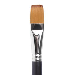 Brush art is a professional ART BRAUBERG "CLASSIC", synthetic soft, under columns, flat No. 20, short handle