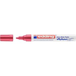 EDDING / Edding / Marker varnish glossy, round nib, 2-4 mm Red