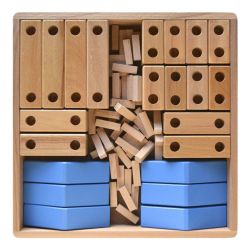 Häuser mit Befestigung "BUILD YOUR HOUSE" 70 Teile für Kinder ab 3 Jahren