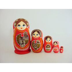 Лаврово / Matryoshka 5 places Gingerbread - Souvenir