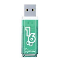 SMARTBUY / Flash Drive 16 GB, Glossy, USB 2.0, green