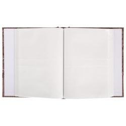 Album photo BRAUBERG pour 200 photos 10x15 cm, couverture rigide, "Famille", boîte, brun-rouge