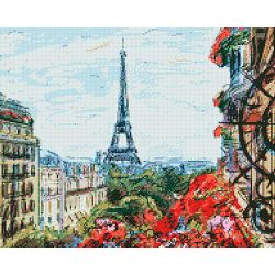 Опт-картина / Diamond mosaic, 40x50, square rhinestones Paris