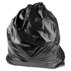 ОФИСМАГ / Garbage bags 240 l, black, in a pack 5 pcs., LDPE, 60 microns, 90x140 cm (± 5%), extra strong