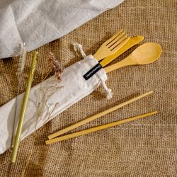 Cutlery set in a case, 6 pieces