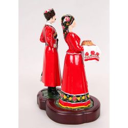 Vernissage of History / Composition of bread and salt (hand painted)