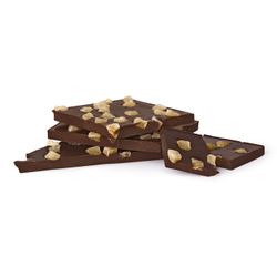 Bitter chocolate with candied pineapple