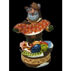 Ковровская глиняная игрушка / Box "Peddler", winter-summer