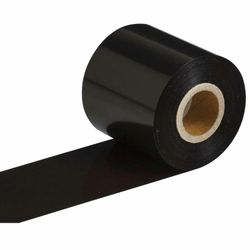 Ribbon WAX, 57 mm x 74 m, the sleeve diameter 12.7 mm (0.5 inch) x width 57 mm, the coloring layer outside (OUT)