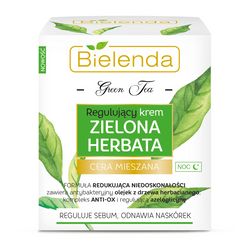 Regulating night cream, GREEN TEA, BIELENDA 50ml