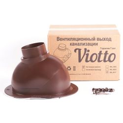 Outlet ventilation sewage Viotto, for flexible roof