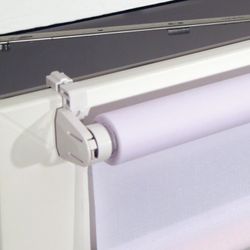 CURTAIN roll BRABIX 55x175 cm, texture - lynn, protection 55-85%, 200 g/m2, white