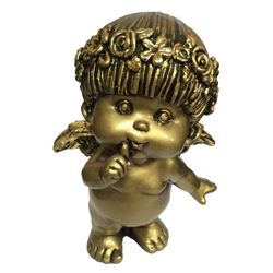 Ремеко / Figura decorativa "Ángel" (pan de oro de color), L10W8,5H14,5 cm