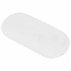 Eraser BRAUBERG, 55х23х10 mm, white, oval, thermoplastic rubber