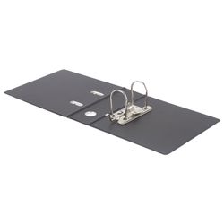 Dossier-registre PETIT FORMAT (148x210 mm), А5, 70 mm, VERTICAL, revêtement double face, PVC, noir, BRAUBERG