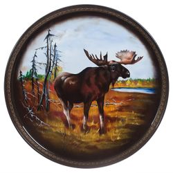 Жостово / Bandeja Única, autor Yurasov I. 37x37 cm