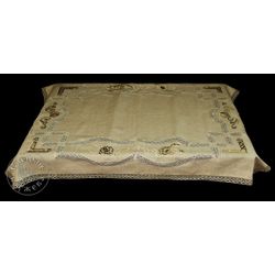 Елецкие кружева / Yelets lace / Linen tablecloth