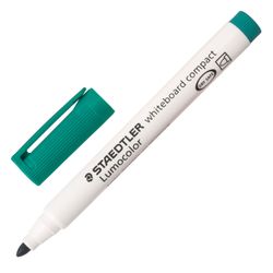 Marcador de quadro branco STAEDTLER (Alemanha) "Lumocolor", VERDE, ponta redonda, 1-2 mm