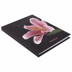 BRAUBERG / Notebook "Lily" SMALL FORMAT 80 sheets A6, 110х147 mm, laminated cover, selective varnish, cage