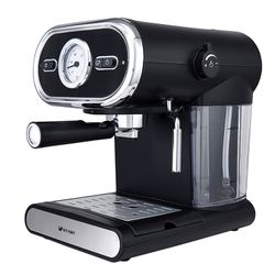Coffee maker horn KITFORT CT-702, 1100 W, volume 1 litre, 15 bar, hand cap, black