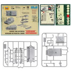 Model for assembly of SAU German "Ferdinand", 1:100, STAR