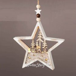 Kaemingk / Decorative Light Star Apeldoorn Story - Winter Fun 14 cm, Battery Operated