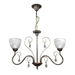 ПЕТРАСВЕТ / PETRASVET / Pendant chandelier S2300-2, 2xE27 max. 60W