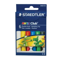 Clay classic STAEDTLER (Germany) "Noris Club" 6 colors, 126 g, carton