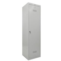 Metal cabinet for clothes BRABIX "LK 11-50", STRENGTHENED, 2 compartments, 830х500х500 mm, 22 kg