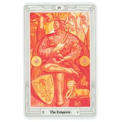 GamesDealer / Tarotkarten: "Aleister Crowely Deluxe Tarot: Gilded Deck & Book"
