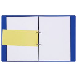 Divisórias de folhas (tiras 230x105 mm) de papelão, CONJUNTO de 100 peças, azul, BRAUBERG
