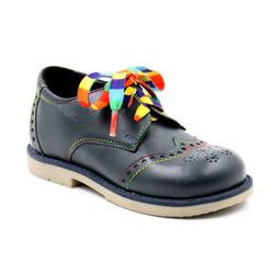 Ortomoda / Children's low shoes made of genuine leather with orthopedic insole