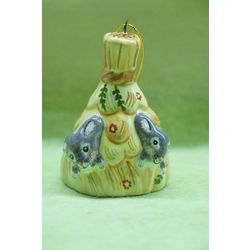 Ярославская майолика / Brinquedo da árvore de Natal "Feixe com ratos"