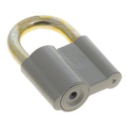 Padray lock, width 60 mm, cast iron, arch d-10 mm, Finnish, 3 keys, SIBLTEH, WN2-26
