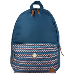 Backpack BRAUBERG, universal, city size, blue, pocket with button closure, 20 liter, cm 40х28х12