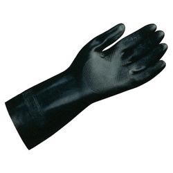 MAPA / Gloves latex-neoprene MAPA Technic / UltraNeo 420, cotton dusting, size 7 (S), black