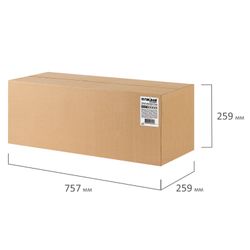 ЛАЙМА / EXPERT floor cloths in a roll of 50 pcs., 75x55 cm, viscose (IPP), 200 g / m2, white