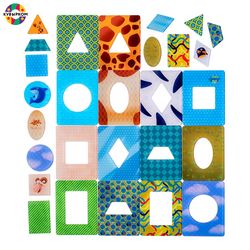 Burattatura / Gioco educativo SEGENA BOARDS, 14 cornici e inserti bifacciali, non si rompono, possono essere lavati