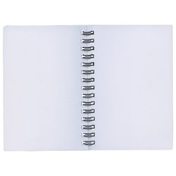 BRAUBERG / Notebook SMALL FORMAT (93x135 mm) A6, 50 sheets, comb, plastic 3D-cover, without ruling "Style" assorted