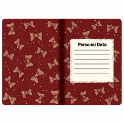BRAUBERG / Carnet 40 l. couverture à carreaux SoftTouch, papier beige 70 g/m2, couture, А5 (147х210 mm), MISTER CAT / 10 pcs.