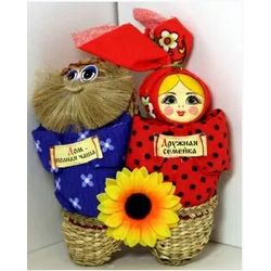 Фабрика Матрешек / Matryoshka factory / Little house little family bast shoes № 420