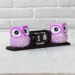 Сималенд / Wooden calendar "Owls"