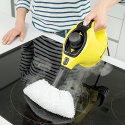 Steam cleaner KARCHER SC1 EasyFix, power 1200 W, maximum pressure 3 bar, volume 0.2 l-yellow