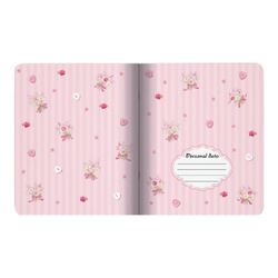 Альт / Notebook A5, 48 sh., Staple, cage, foil, hot stamping, selective varnish, "ROMANTIC MOOD" / 10 pcs.