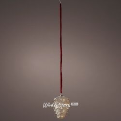 Kaemingk / Pendant lamp Breze Cone 21 cm, 15 micro LED lamps, battery operated, glass